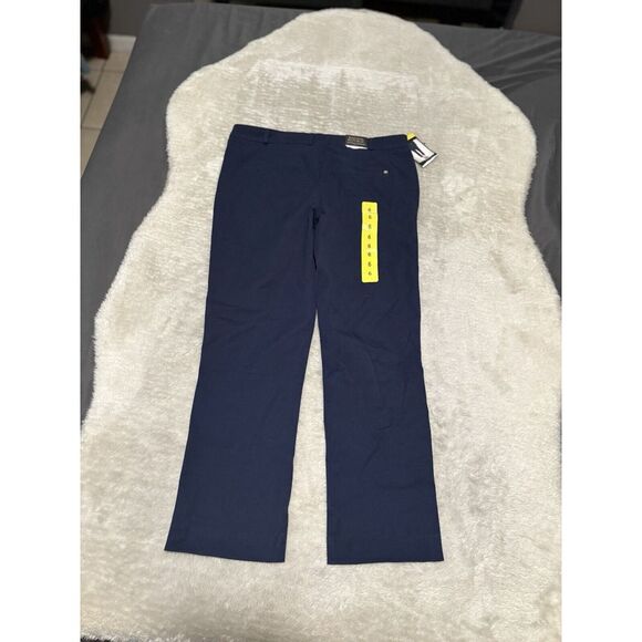 New Banana Republic Slim Straight Womens Blue Cropped Pants Size 6‎ - Picture 2 of 10